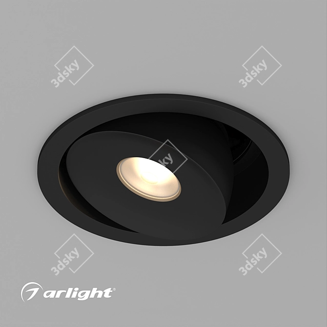 Title: Simple 9W LED Lamp 3D model image 2