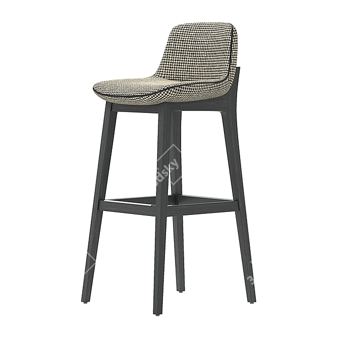 Modern Comfort: Poliform Ventura Stool 3D model image 2