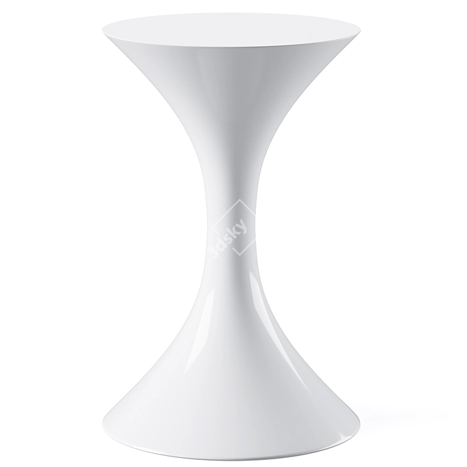 Elegant Mystique Table & Darbuka Stool Set 3D model image 2