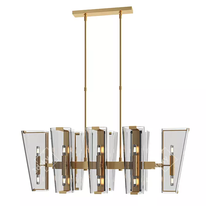 Elegant Catlin Design Lamp 3D model image 1