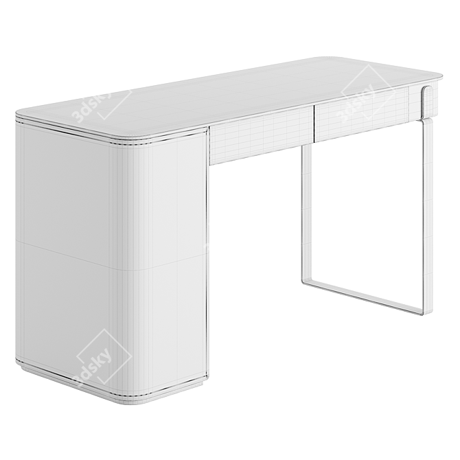 Elegant Parisienne Capital Console 3D model image 1