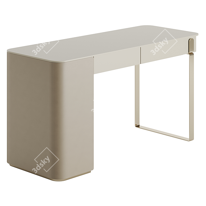 Elegant Parisienne Capital Console 3D model image 5