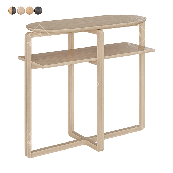 DIOX Console Shelf - Sleek and Functional 3D model image 2