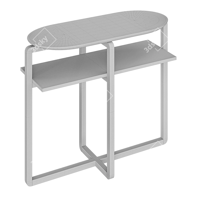 DIOX Console Shelf - Sleek and Functional 3D model image 5