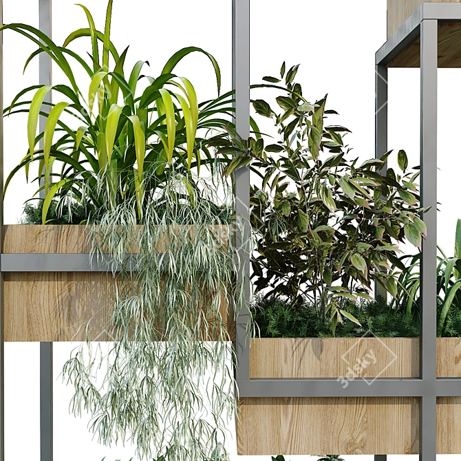 GreenBox Vertical Plant Set 3D model image 5