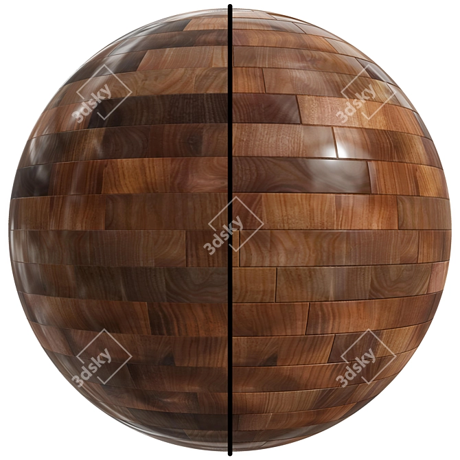 Seamless Wood Parquet | 4k Texture 3D model image 1