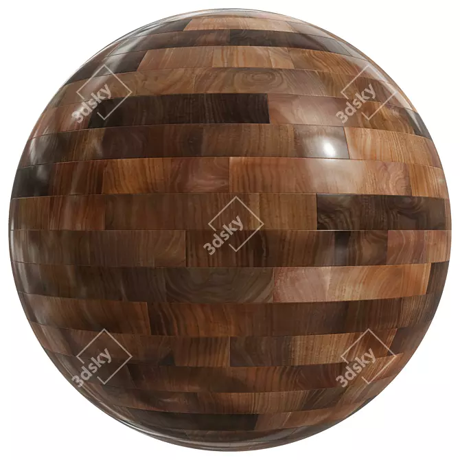 Seamless Wood Parquet | 4k Texture 3D model image 2