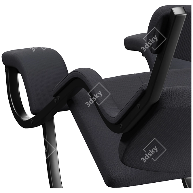 Varier Gravity Balans: Ergonomic Reclining Chair 3D model image 2