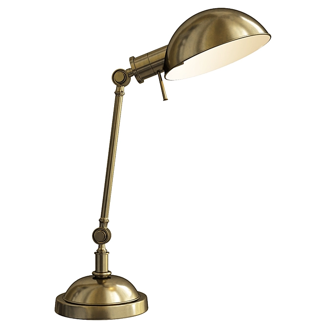 Modern Hudson Valley Girard Table Lamp 3D model image 1