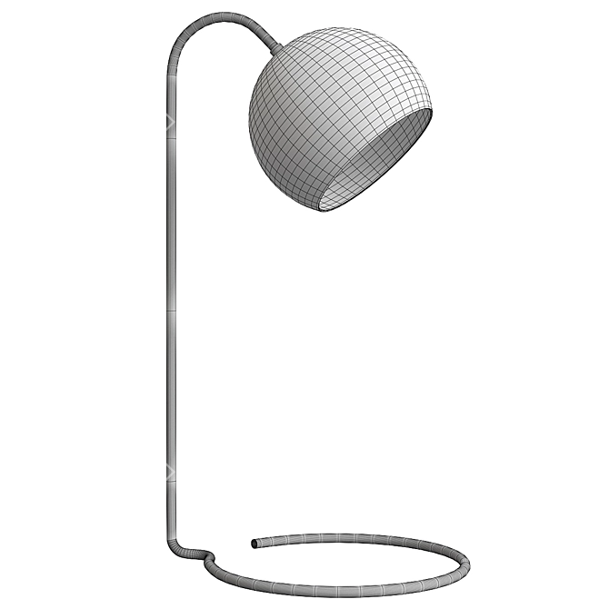 Sleek Salem Desk Lamp 3D model image 2