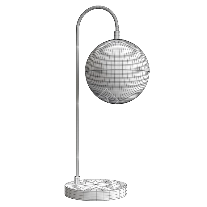 Sleek Nori Desk Lamp: Stylish Illumination 3D model image 2