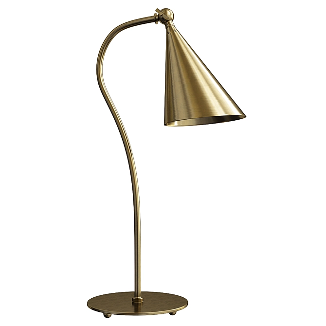 Modern Mitzi Lupe Table Lamp 3D model image 1