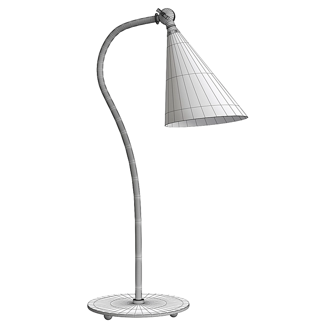 Modern Mitzi Lupe Table Lamp 3D model image 2