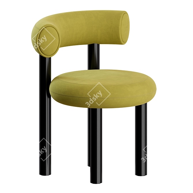 Tom Dixon Fat Dinning Chair 3D model image 1