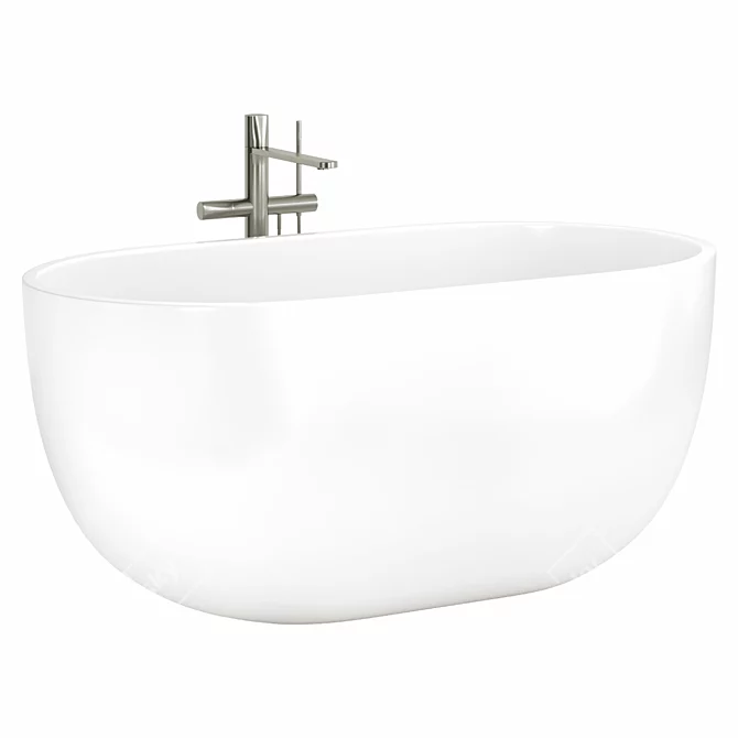 Luxurious Madeline Freestanding Bathtub 3D model image 1