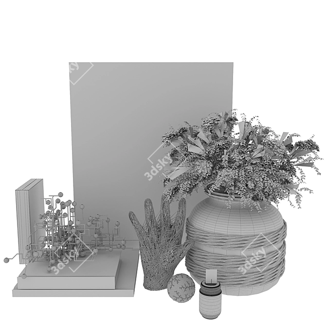 Elegant Decor Set: NO4 3D model image 6