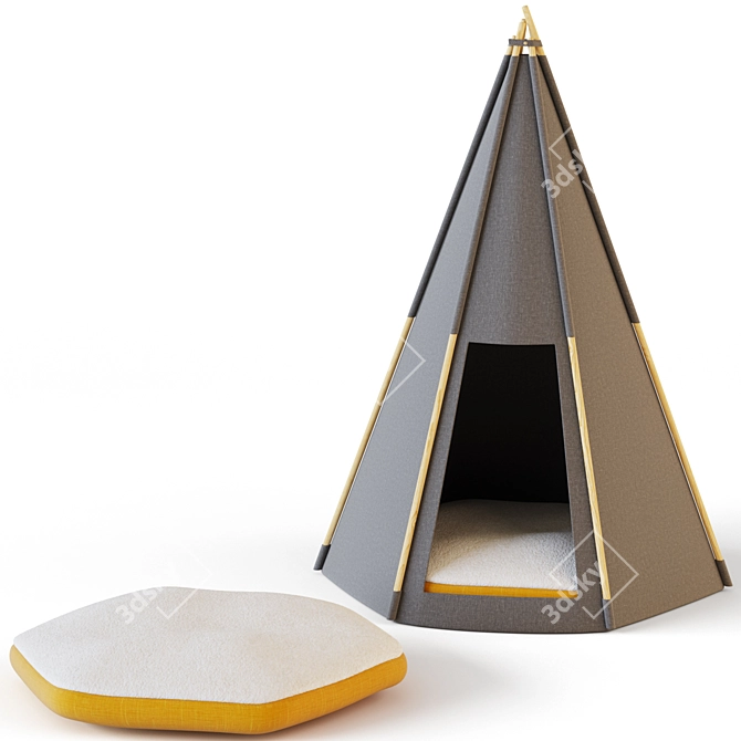 Terri Kids & Animals Room Tent 3D model image 1