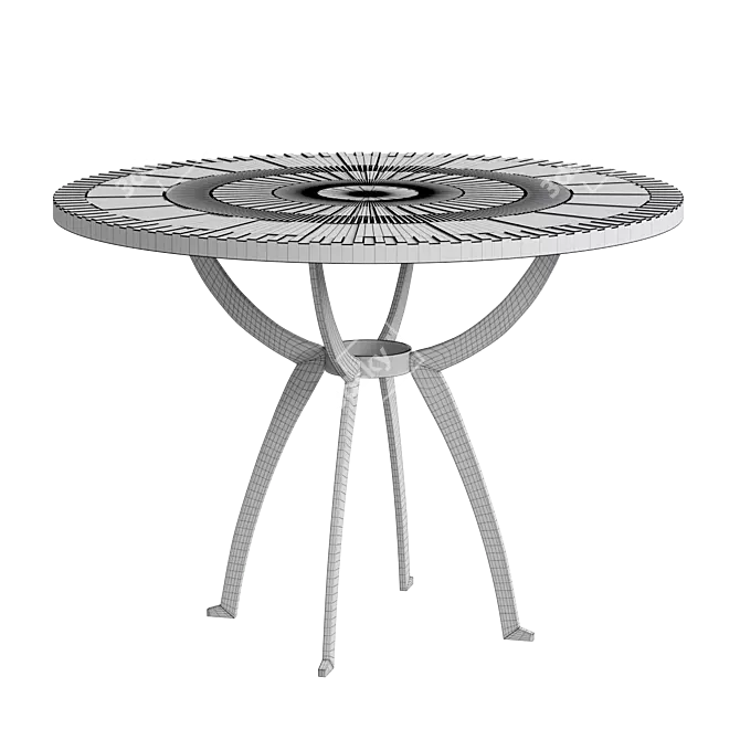 Sansara Square Coffee Table 3D model image 2