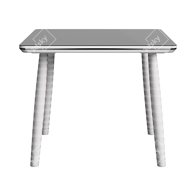 Narvik Kids 80x80cm Square Table 3D model image 2