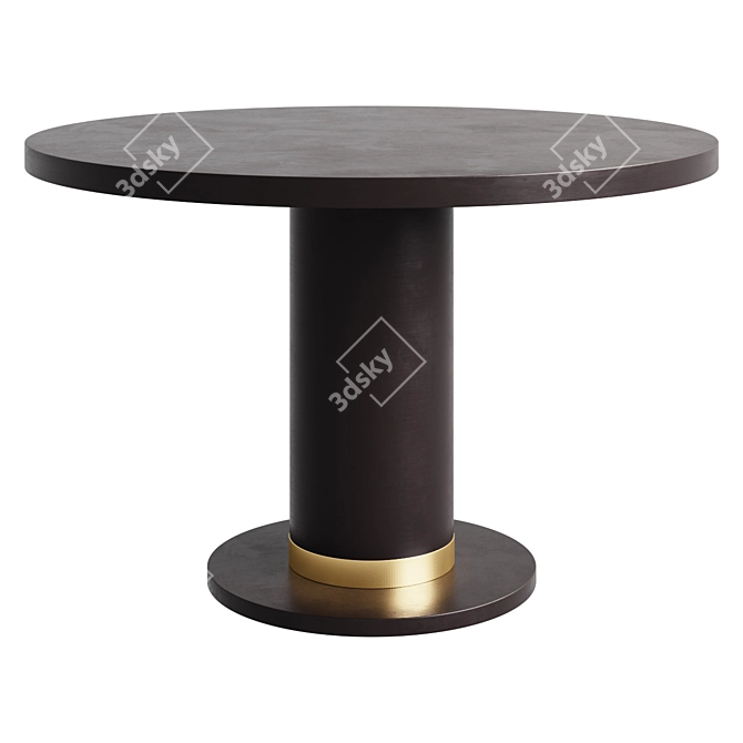 Sheffield Round Dining Table 3D model image 1