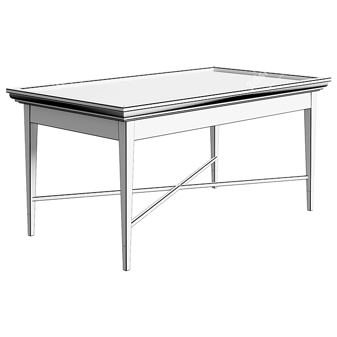 Elegant Stafford Coffee Table 3D model image 2