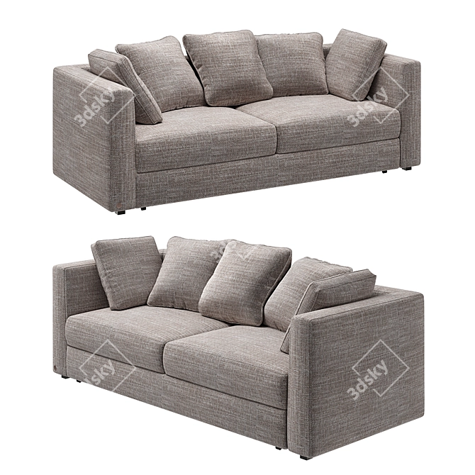 OM Rikkardo: Stylish Sofa by TANAGRA 3D model image 3