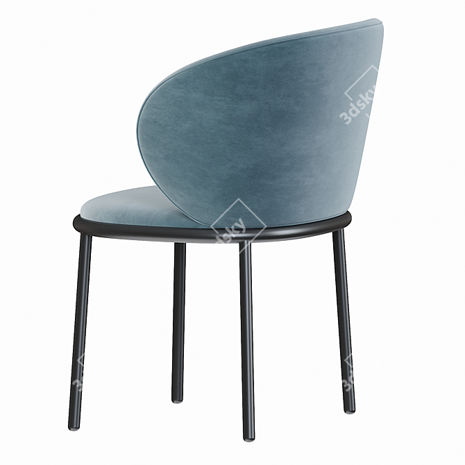 Sleek Desalto Mun Chair: Modern Design Icon 3D model image 5