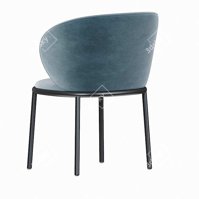 Sleek Desalto Mun Chair: Modern Design Icon 3D model image 6