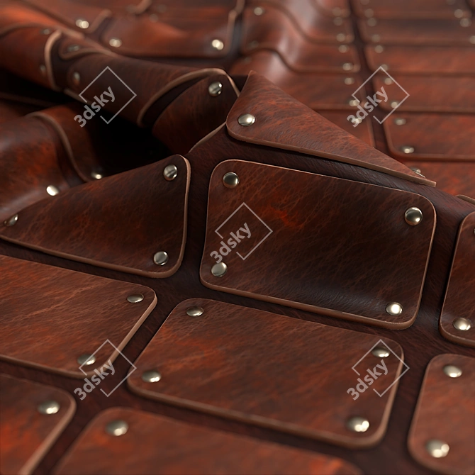Ultimate Leather Armor Material | 4K Procedural 3D model image 2