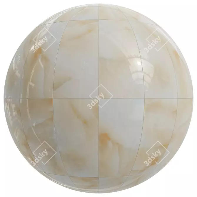 Elegant Fb97 Italian Onyx Marble 3D model image 2