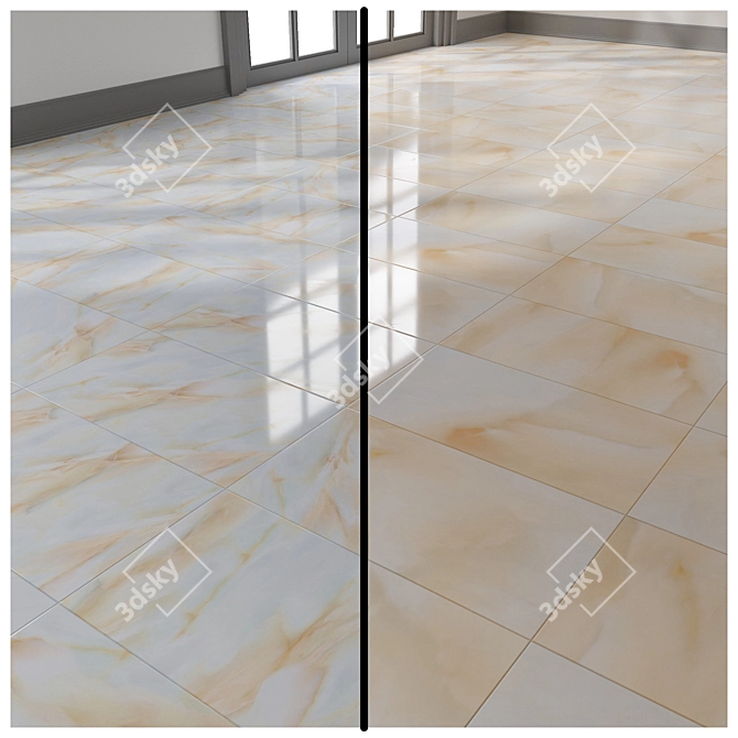 Elegant Fb97 Italian Onyx Marble 3D model image 5