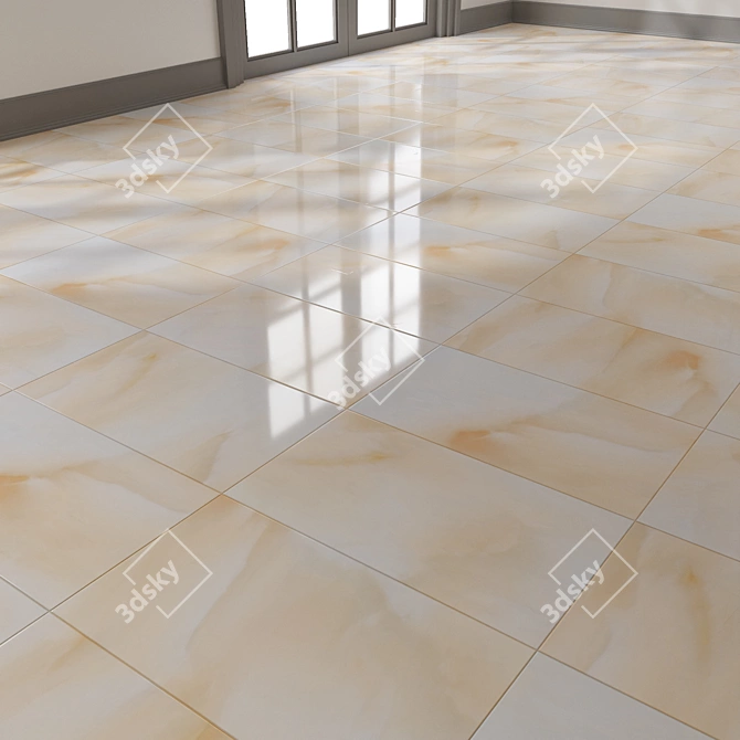 Elegant Fb97 Italian Onyx Marble 3D model image 6