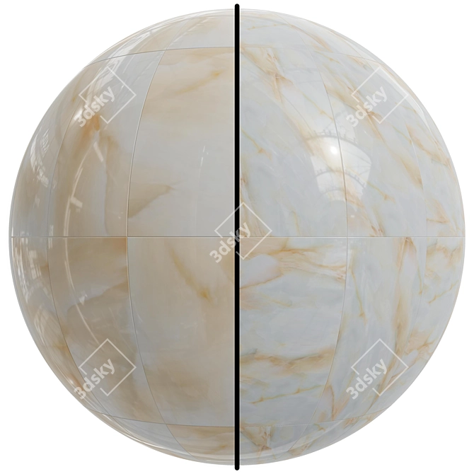 Elegant Fb97 Italian Onyx Marble 3D model image 7