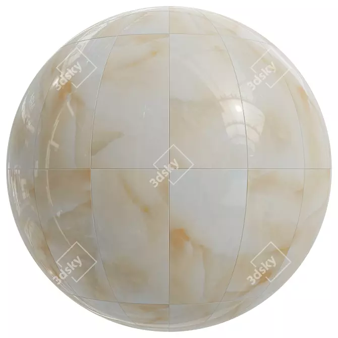 Elegant Fb97 Italian Onyx Marble 3D model image 8