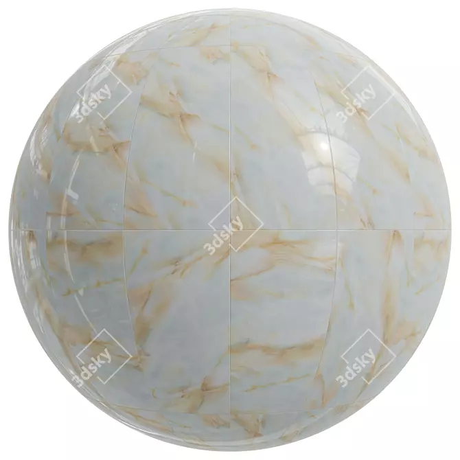 Elegant Fb97 Italian Onyx Marble 3D model image 9