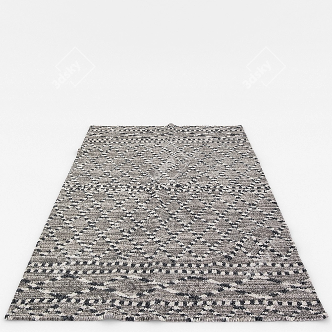 Title: Versatile 6-Piece Rug Collection 3D model image 6