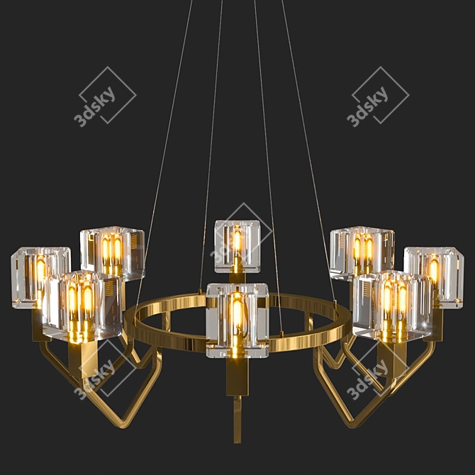 DORA CH 2016: Stylish Centimeter-scale Lamp 3D model image 2