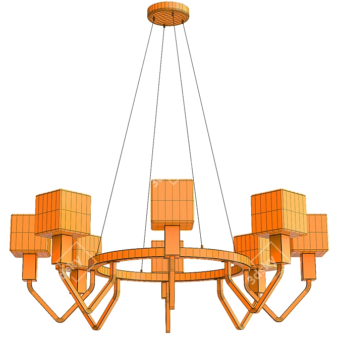 DORA CH 2016: Stylish Centimeter-scale Lamp 3D model image 3