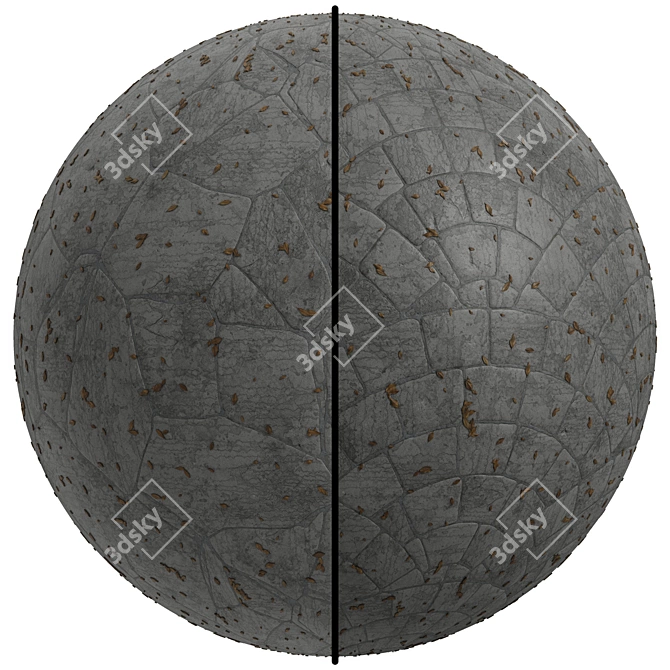 Seamless Fb89 Floor Stone | 2 Mat | High-Quality 3D model image 1