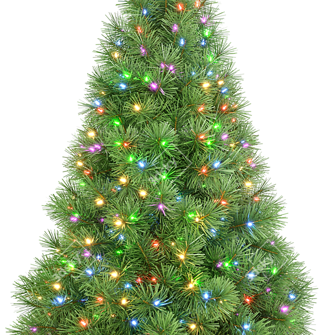 Animated Christmas Tree Set 3D model image 2