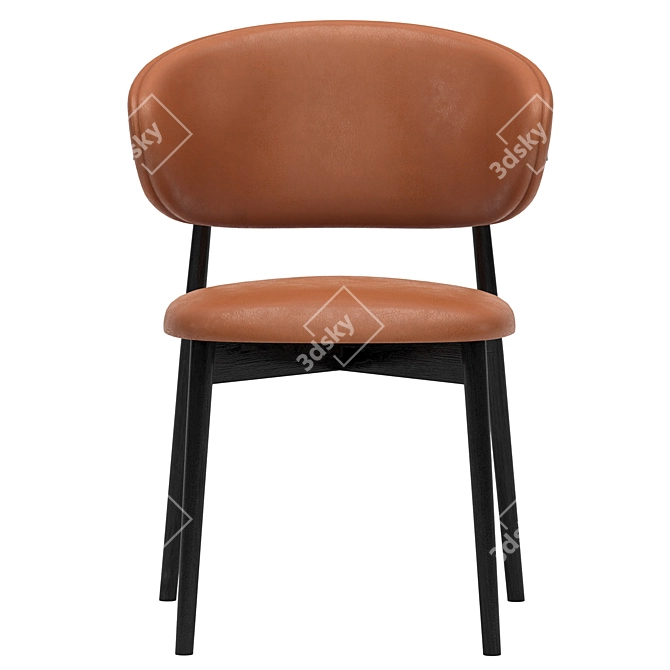 Elegant Oleandro Chair with 3D Formats 3D model image 3