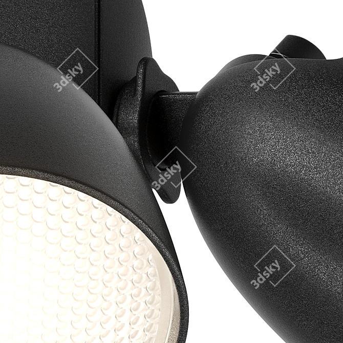 Diva Lightstar LED Outdoor Wall Light 3D model image 4