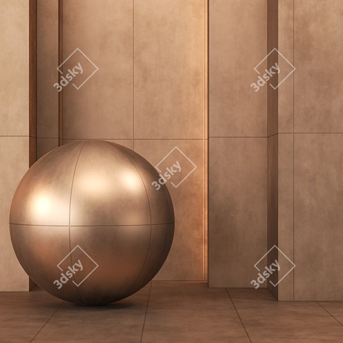 3 Bronze Texture 4k: Seamless Tileable - 3 Color Variations 3D model image 3