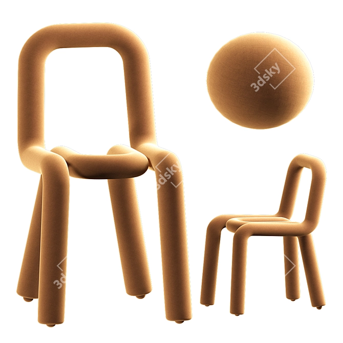  Bold Chair: Striking Design by Big-game 3D model image 3