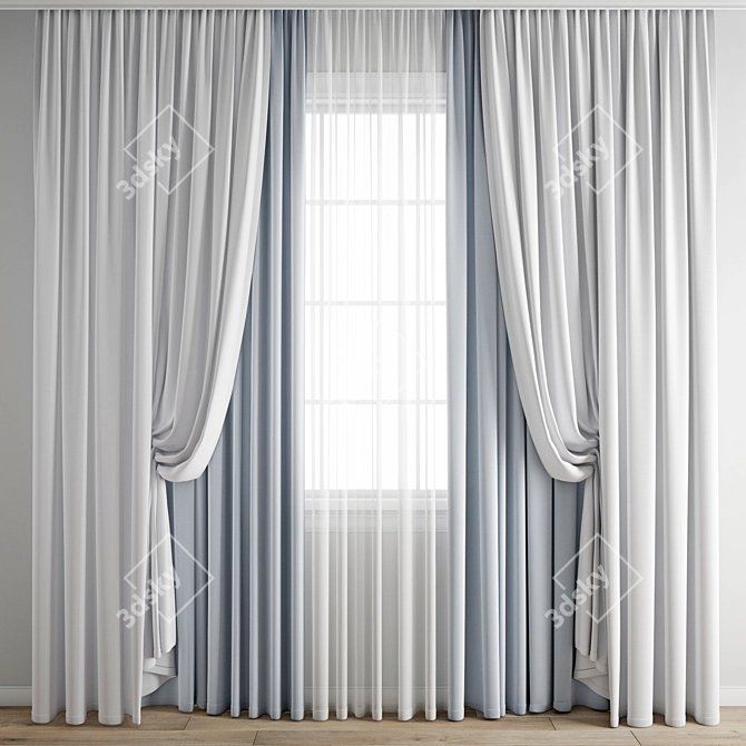 Polygon Curtain model - High-quality & versatile 3D model image 1