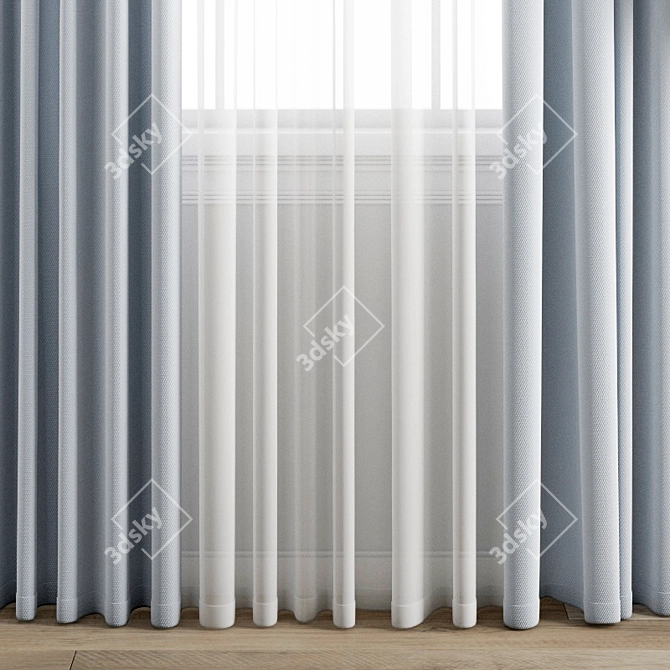 Polygon Curtain model - High-quality & versatile 3D model image 3