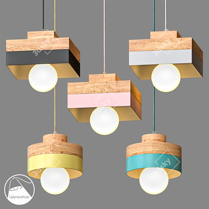 Kler Pendant: Stylish Lighting Solution 3D model image 1