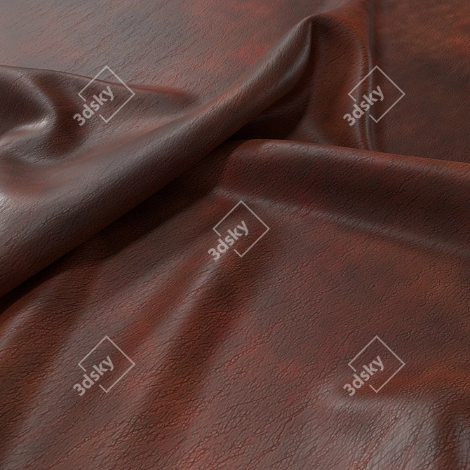 Procedural Leather Armor: 4K PBR Material 3D model image 2