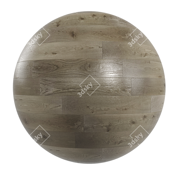 Seamless PBR Parquet Textures 3D model image 1