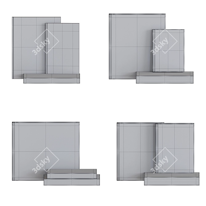 Architectural Inspiration: Set of 12 Books 3D model image 7